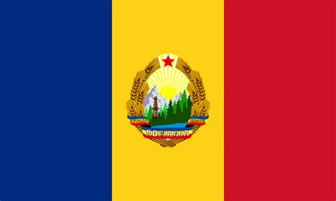 socialist republic of romania flag